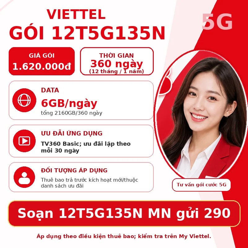 Ảnh thông tin gói 12T5G135N