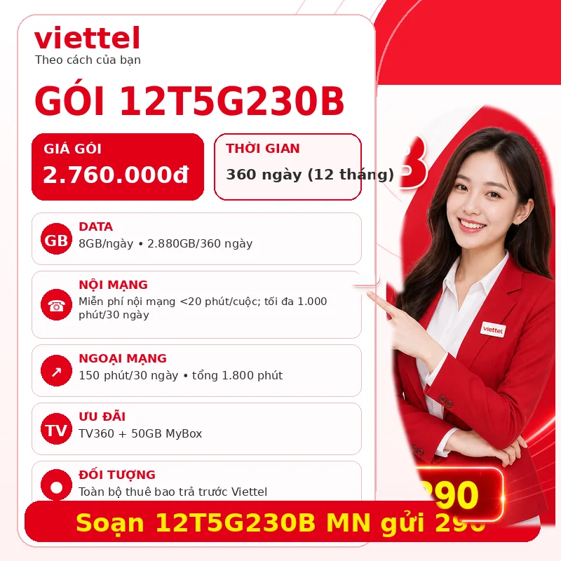 Ảnh thông tin gói 12T5G230B