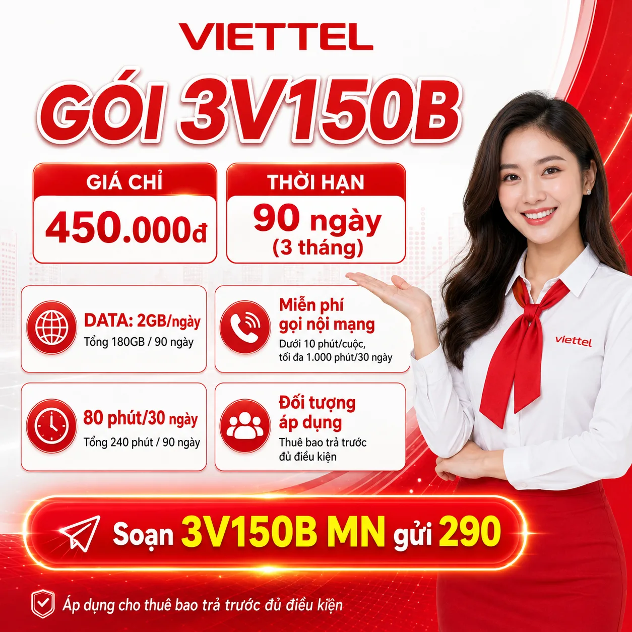 Ảnh thông tin gói 3V150B