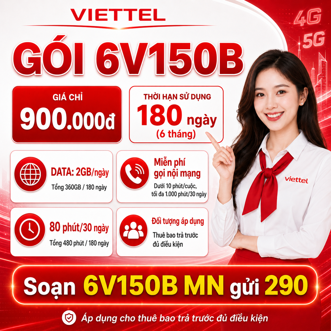 Hướng dẫn duy trì kết nối ổn định với gói Viettel 6V150B trong 6 tháng