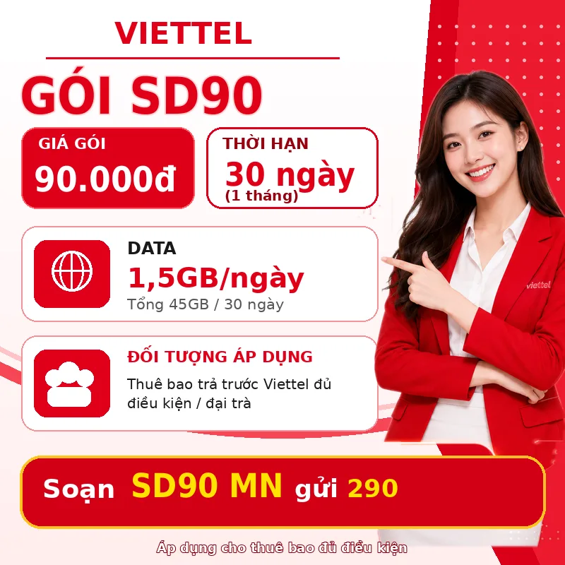 Ảnh thông tin gói SD90